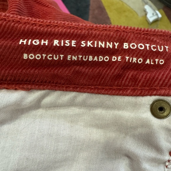 Universal Thread brick orange corduroy pants size 10 / 30R - Picture 5 of 7